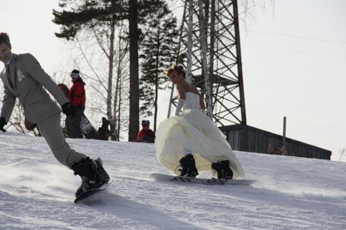 mariage snow