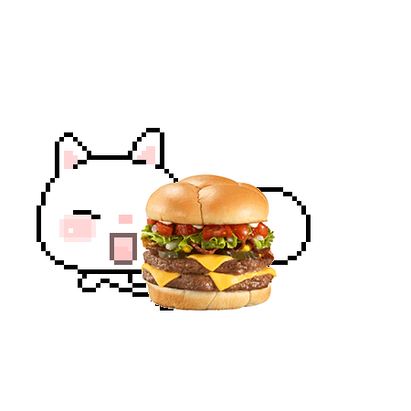 gif chat hamburger